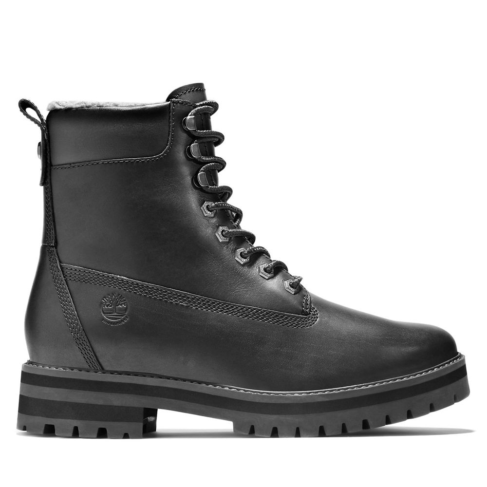 Timberland Mens Winter Boots Courma Guy Waterproof - Black - India IV6134892